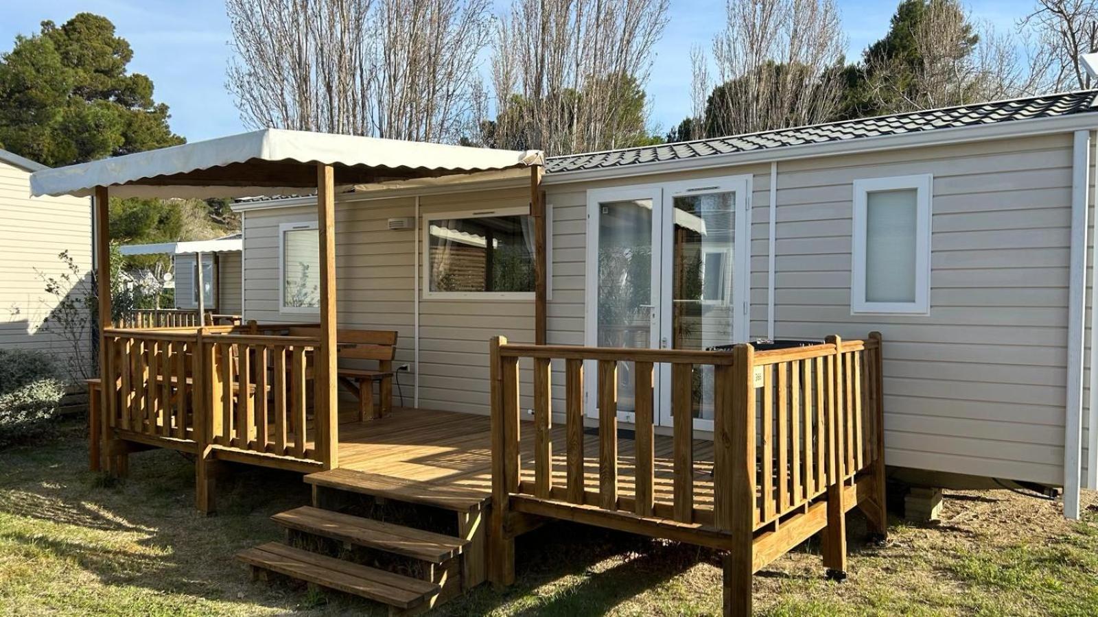 Mobil-Home - Narbonne-Plage - Clim, Tv Екстериор снимка